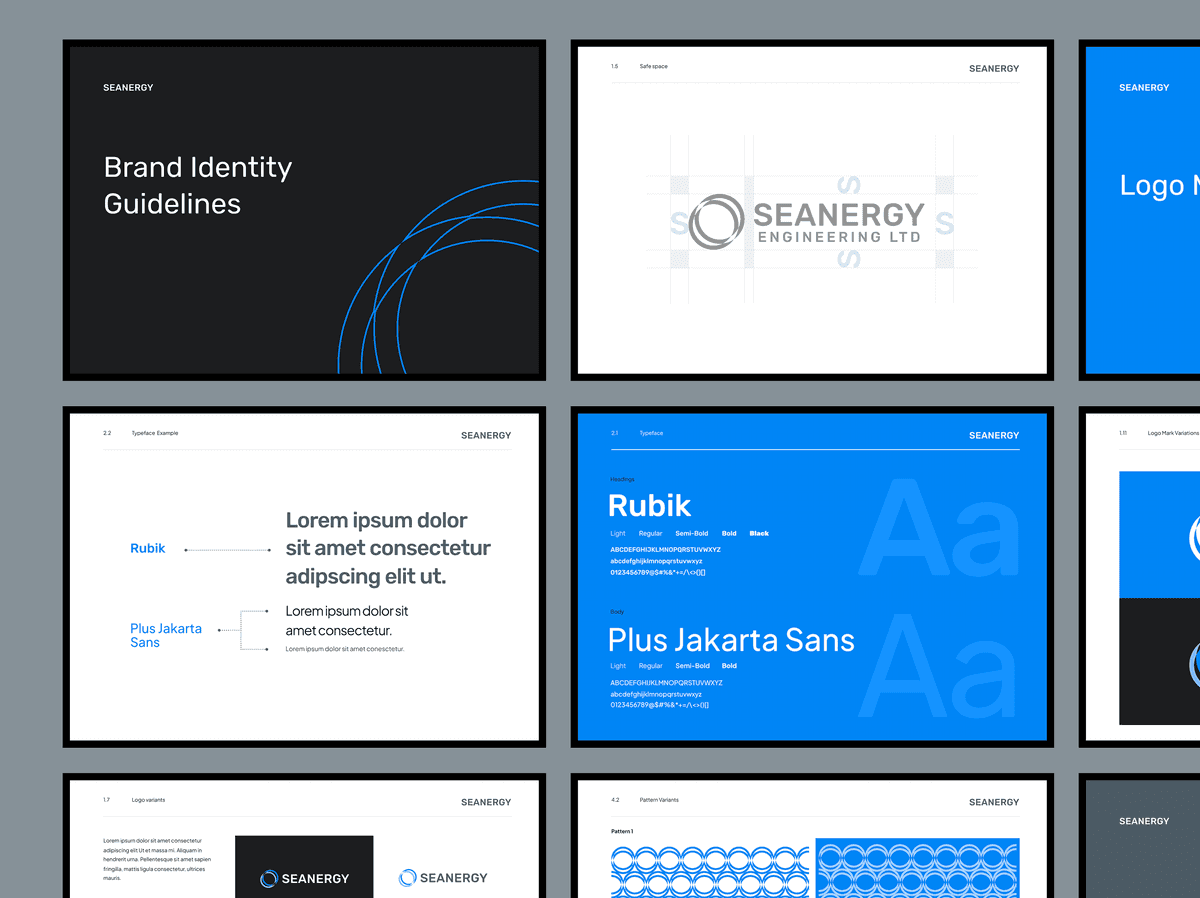 Identity branding example